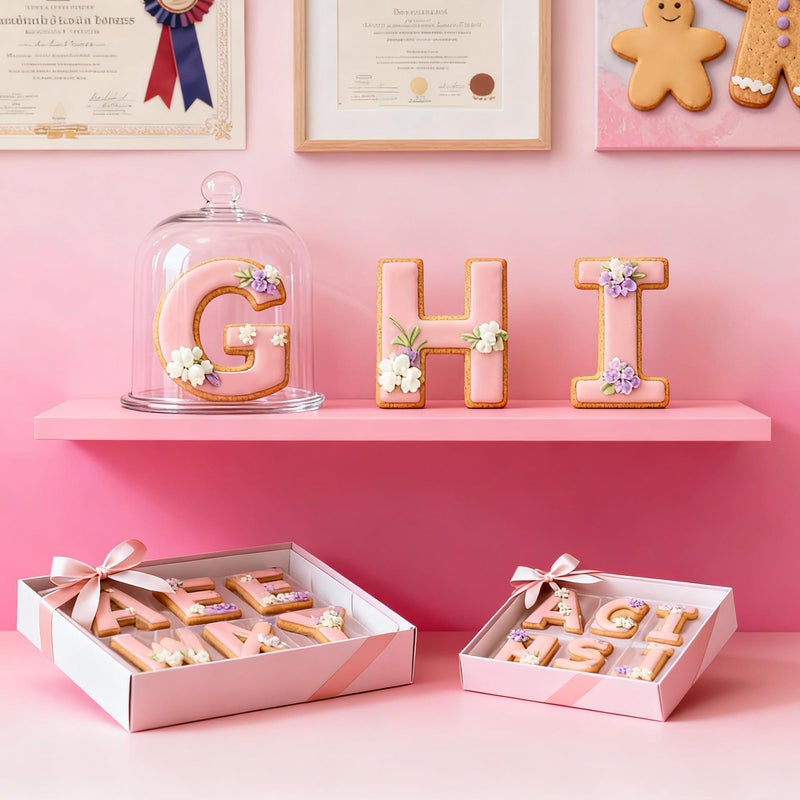 Zade Letter Cookie Cutters Shapes Large 3 Inch - 26 Pcs Stainless Steel Alphabet Letter Cookie Cutter Set Fondant Biscuit Fruit Dough Mold Tools for Sandwich, Birthday, Christmas, and Holiday Party - Image 5